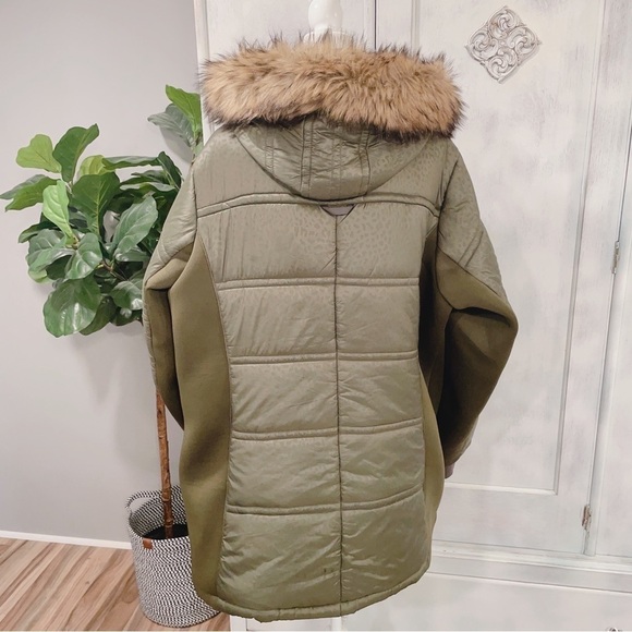 Michael Michael Kors Green Animal Print Jacket Size 3X - Picture 8 of 15